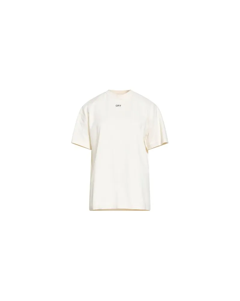 OFF-WHITE TOPS - T-shirtsauf YOOX.COM Cremeweiß
