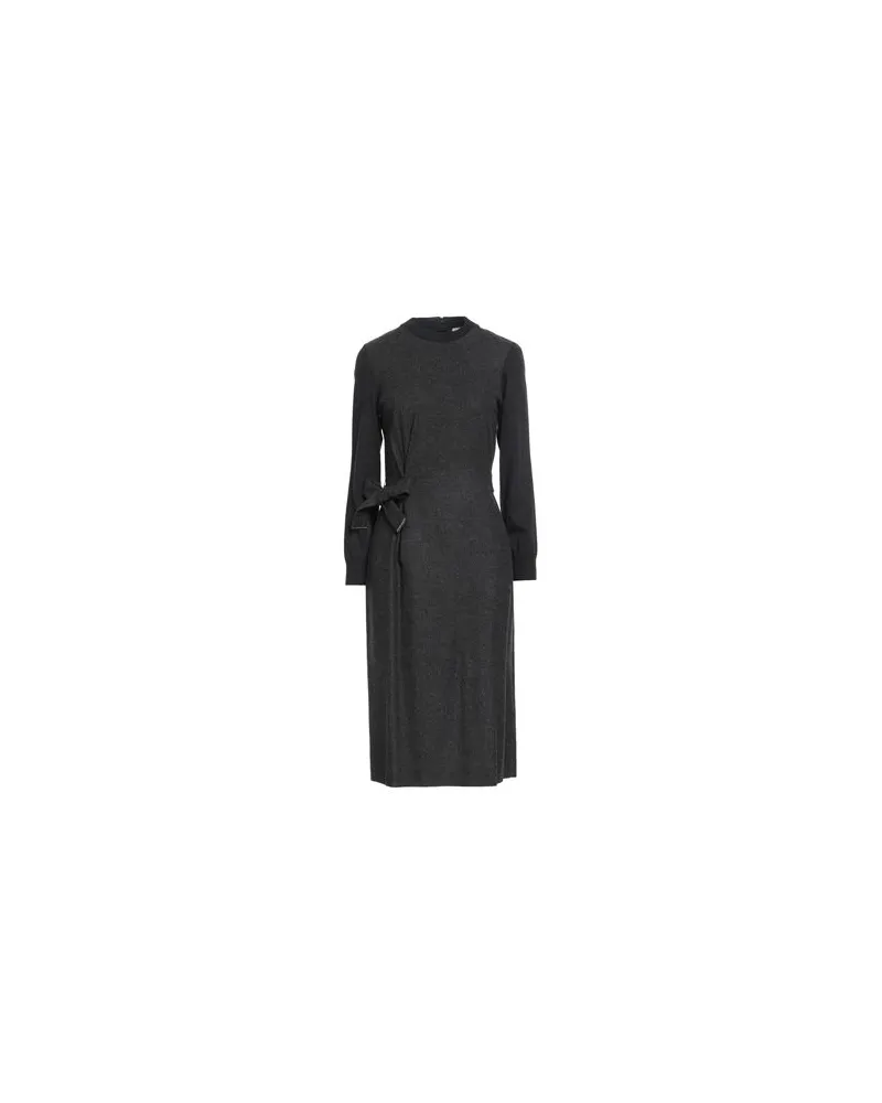 Peserico KLEIDER - Midi-Kleiderauf YOOX.COM Braungrau
