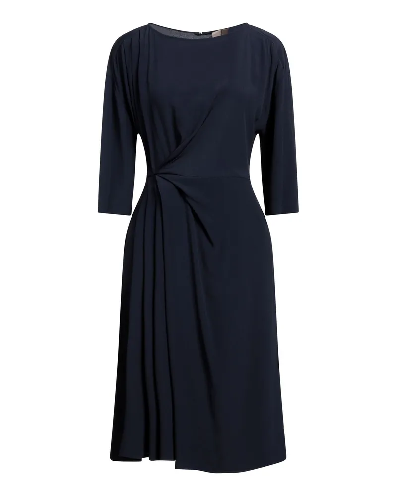 Semicouture Midi-Kleid Nachtblau