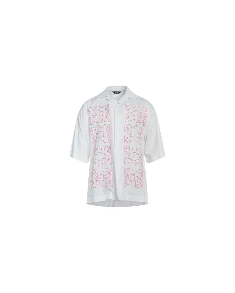 GCDS TOPS - Hemdenauf YOOX.COM Weiß