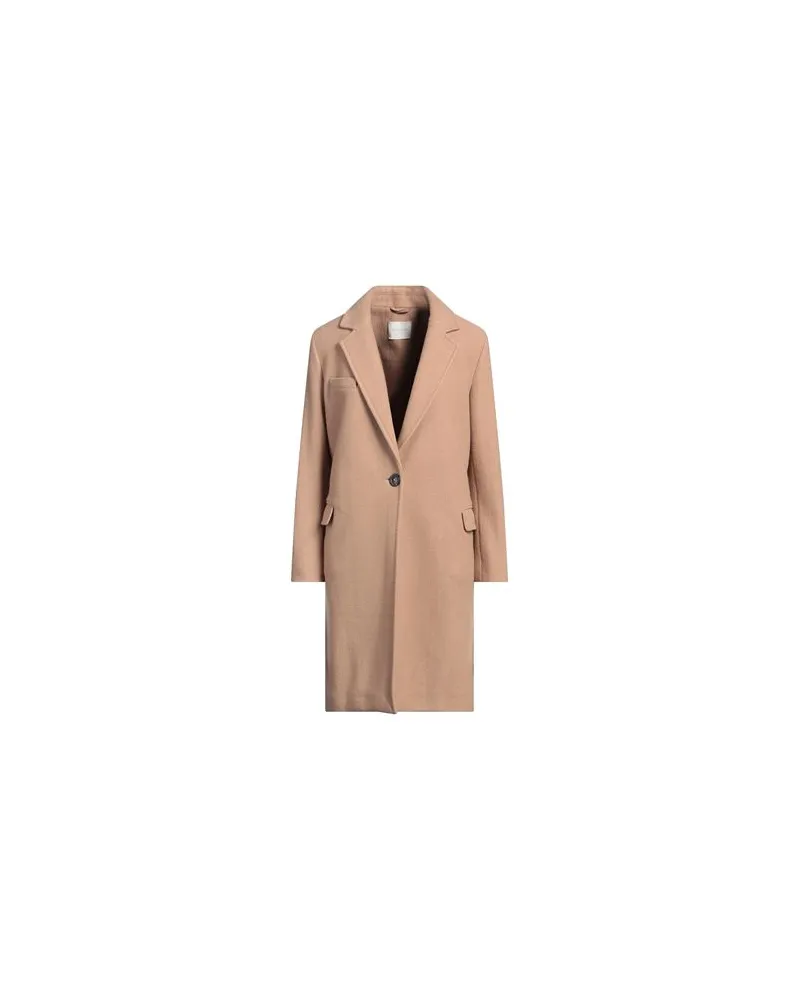CIRCOLO 1901 JACKEN & MÄNTEL - Mäntelauf YOOX.COM Kamel