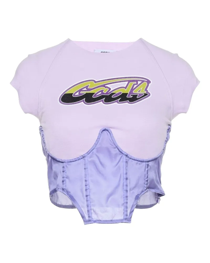 GCDS T-shirts Lila