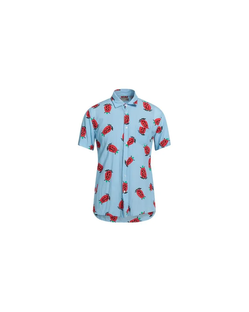 Daniele Alessandrini TOPS - Hemdenauf YOOX.COM Hellblau
