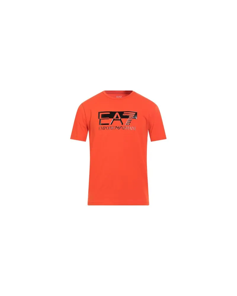 EA7 TOPS - T-shirtsauf YOOX.COM Orange