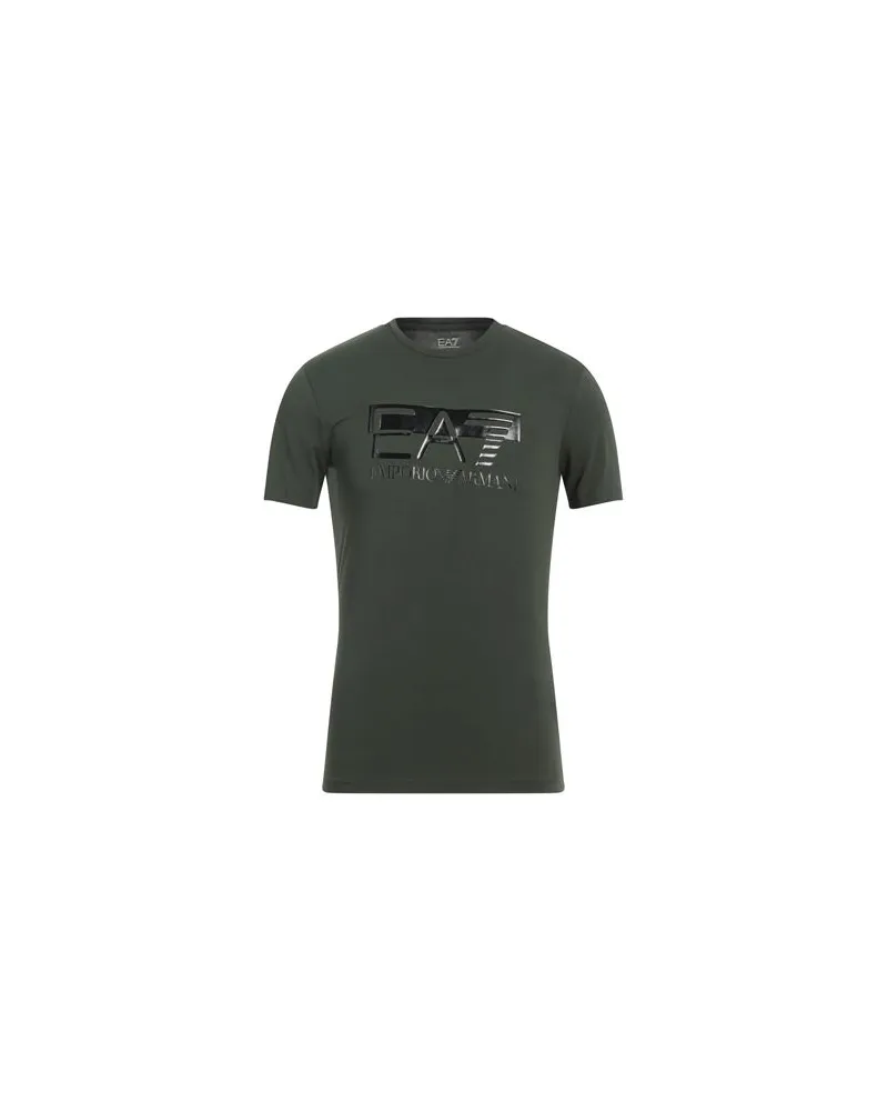 EA7 TOPS - T-shirtsauf YOOX.COM Militärgrün