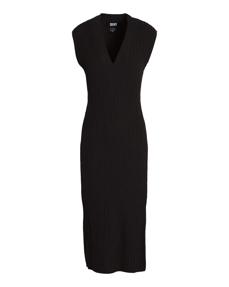 DKNY Midi-Kleid Schwarz