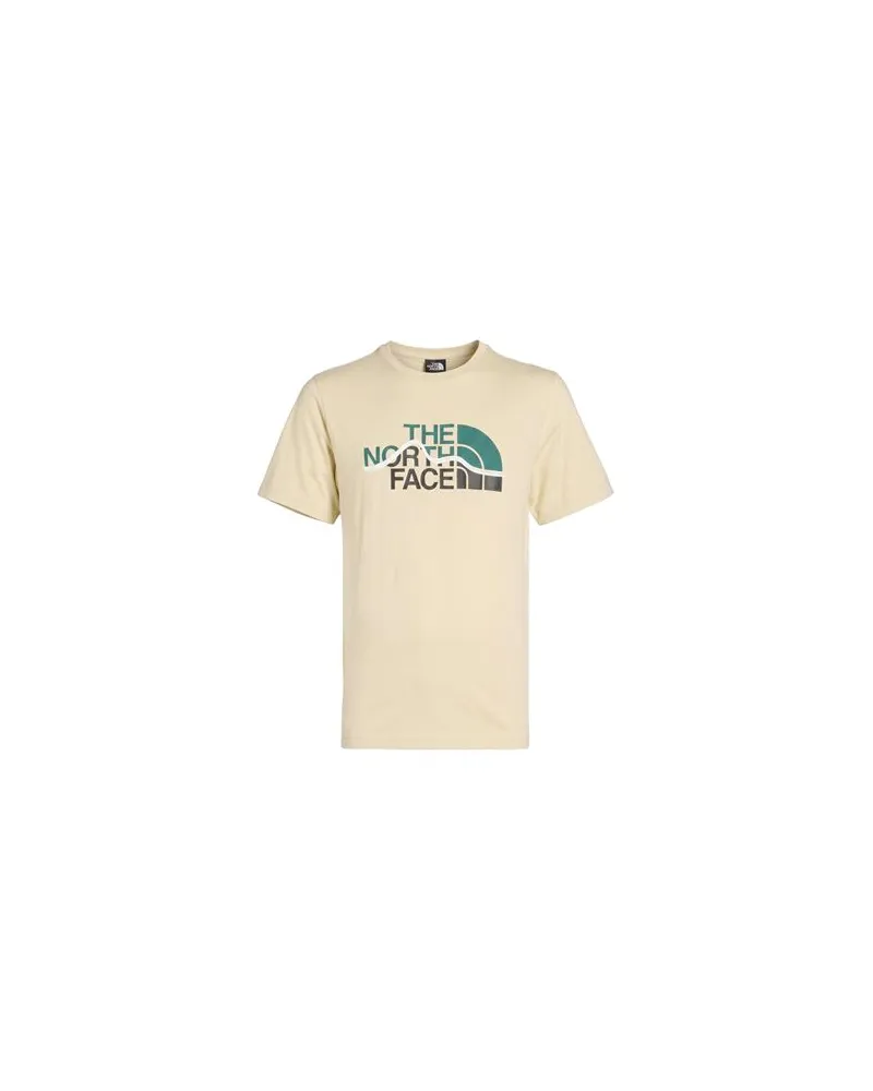 The North Face M SS MOUNTAIN LINE TEE  - TOPS - T-shirtsauf YOOX.COM Beige