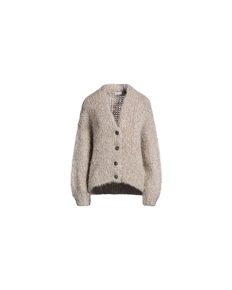 Brunello Cucinelli STRICKWAREN - Strickjackenauf YOOX.COM Beige