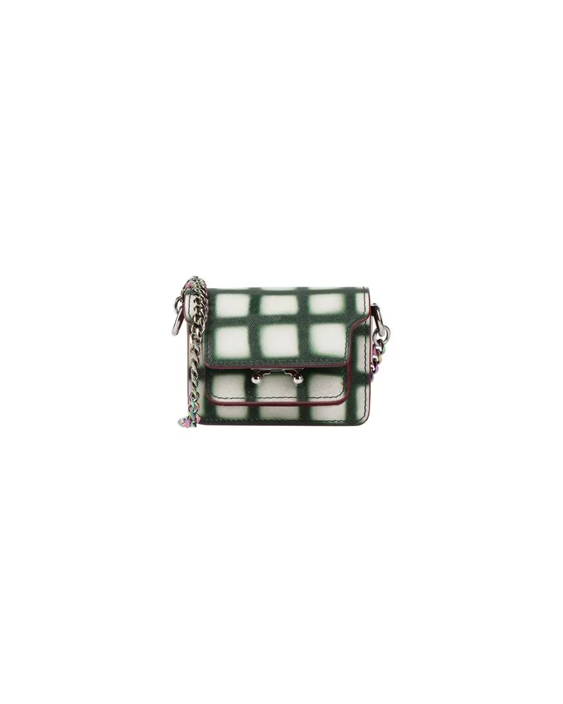 Marni TASCHEN - Umhängetascheauf YOOX.COM Dunkelgrün