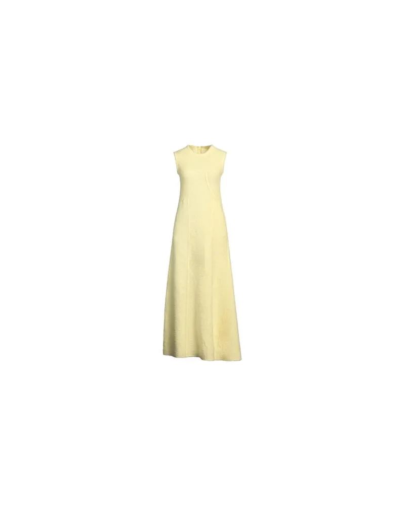 Jil Sander KLEIDER - Maxi-Kleiderauf YOOX.COM Pastellgelb