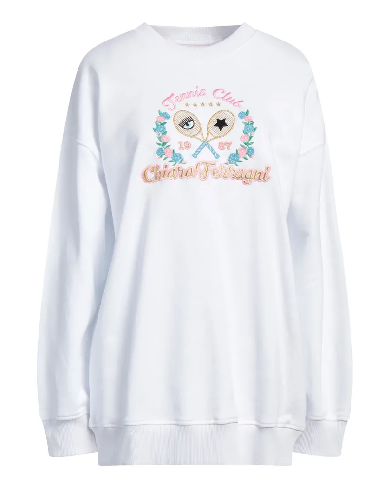 Chiara Ferragni Sweatshirt Weiß