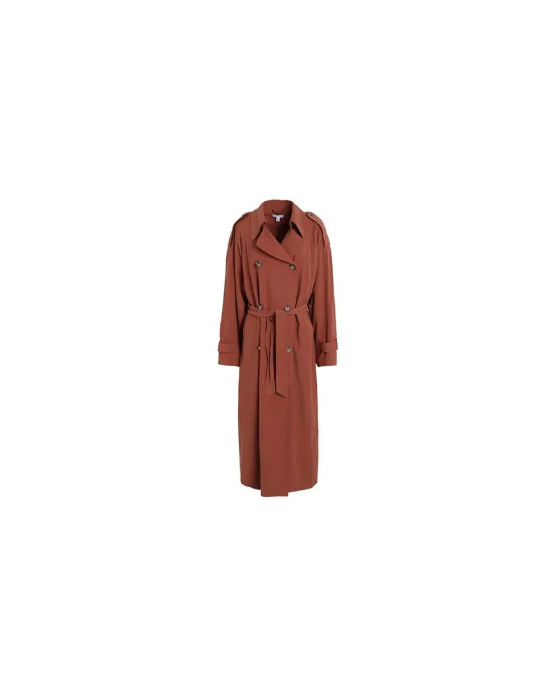 Topshop JACKEN & MÄNTEL - Jacken, Mäntel & Trenchcoatsauf YOOX.COM Rostrot