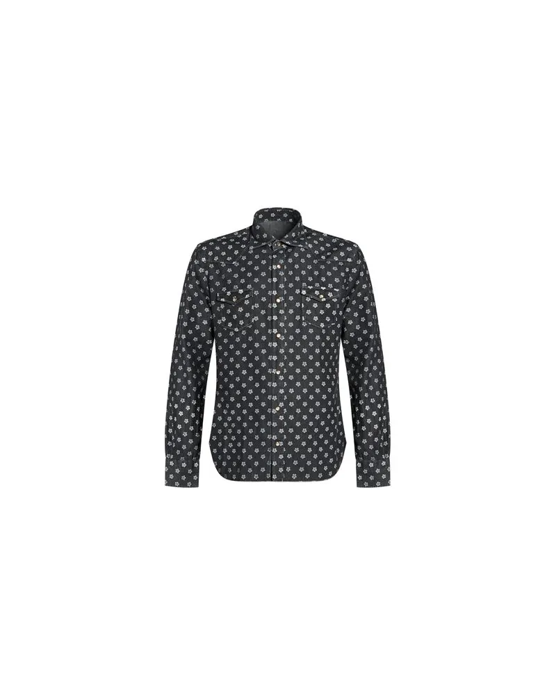 BARBA TOPS - Jeanshemdenauf YOOX.COM Braungrau
