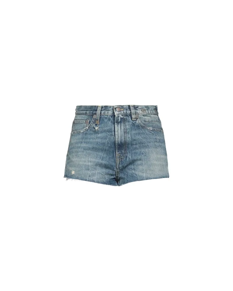 R13 HOSEN & RÖCKE - Jeansshortsauf YOOX.COM Blau
