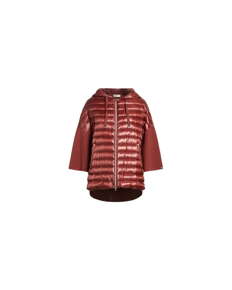 Herno JACKEN & MÄNTEL - Pufferjacken & Daunenjackenauf YOOX.COM Rostrot