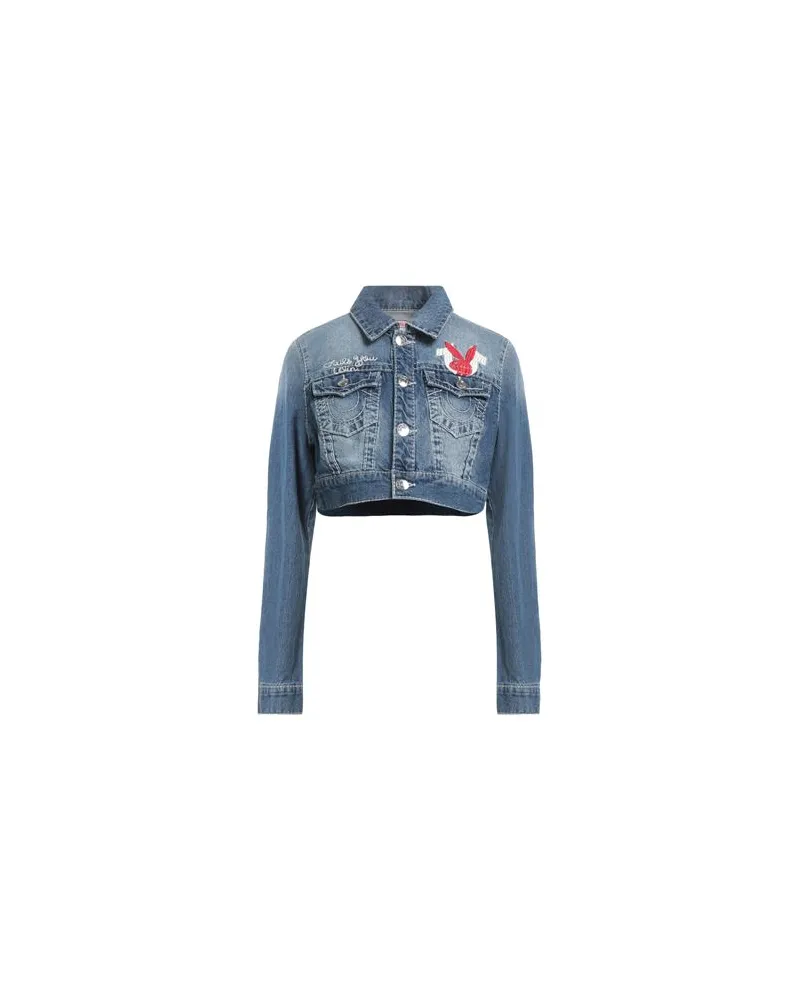 Playboy X TRUE RELIGION - JACKEN & MÄNTEL - Jeansjacken/Mäntelauf YOOX.COM Blau