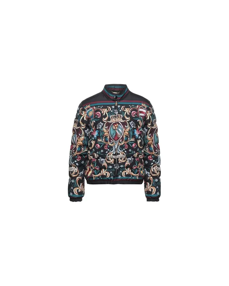 Dolce & Gabbana JACKEN & MÄNTEL - Pufferjacken & Daunenjackenauf YOOX.COM Schwarz