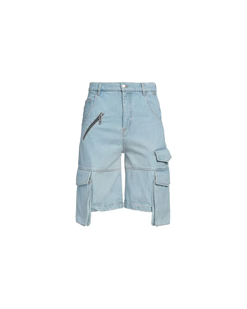GCDS HOSEN & RÖCKE - Jeansshortsauf YOOX.COM Blau