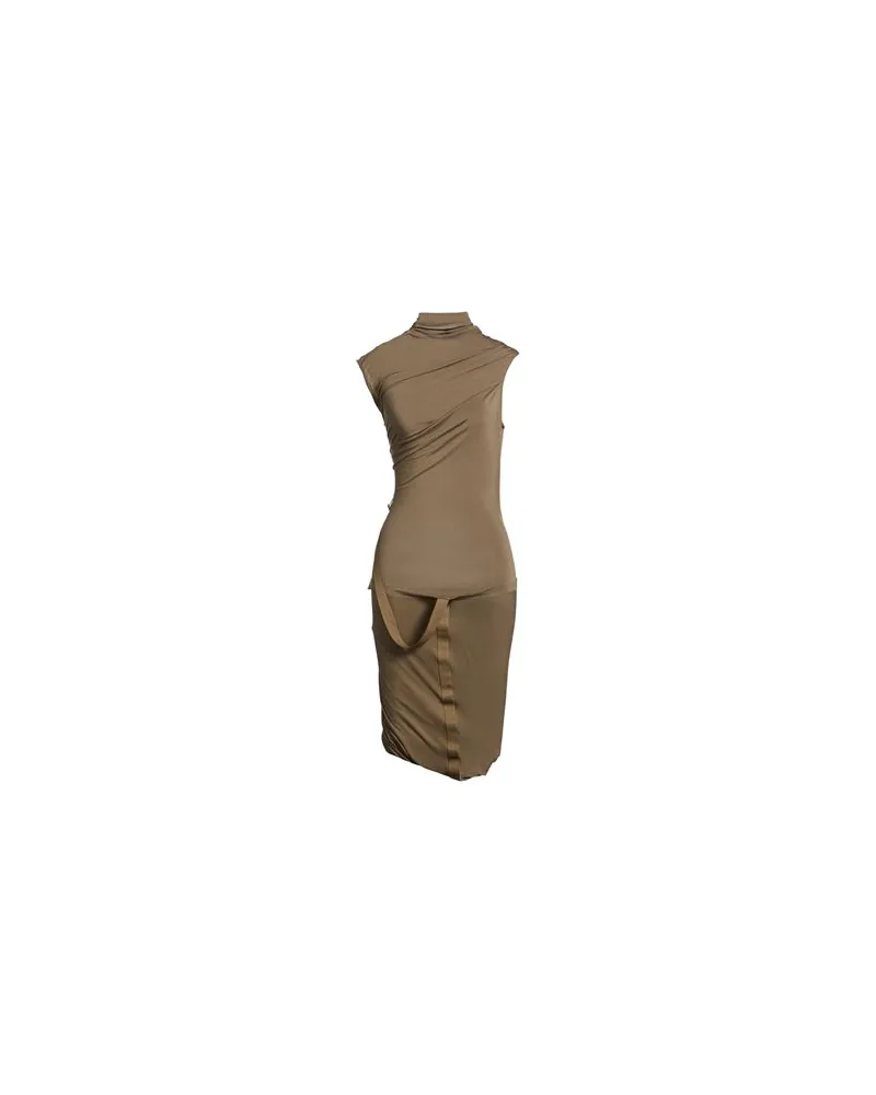 Helmut Lang KLEIDER - Maxi-Kleiderauf YOOX.COM Militärgrün