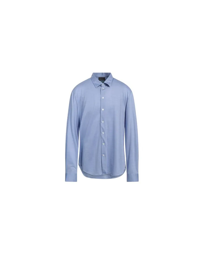Emporio Armani TOPS - Hemdenauf YOOX.COM Azurblau