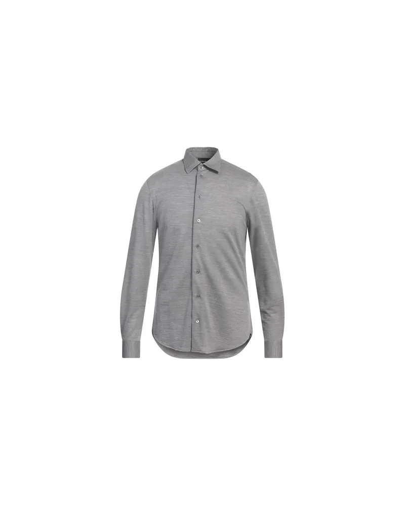 Emporio Armani TOPS - Hemdenauf YOOX.COM Grau