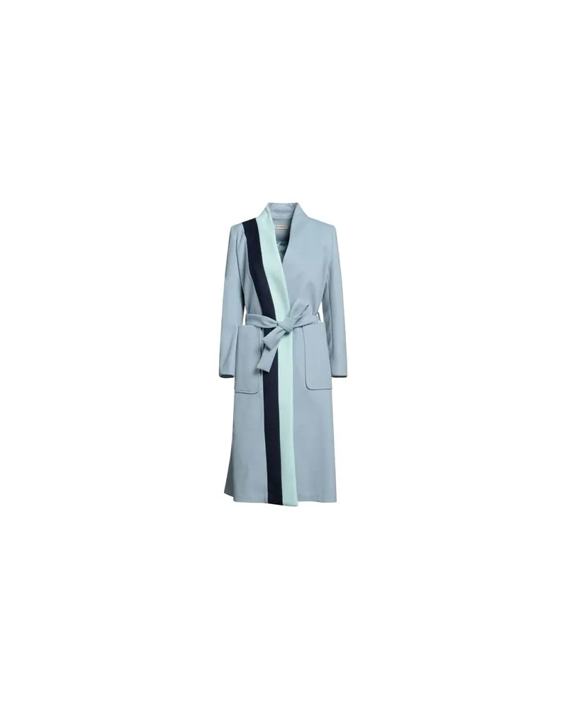 Yes London JACKEN & MÄNTEL - Mäntelauf YOOX.COM Himmelblau