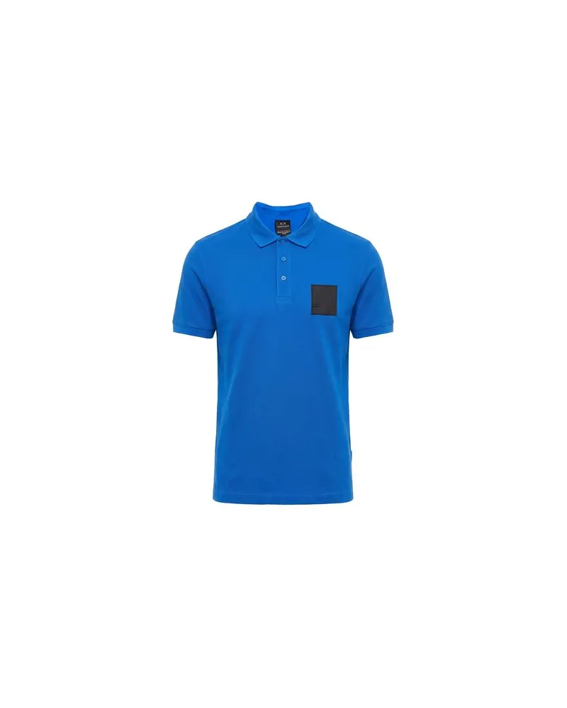 Armani Exchange TOPS - Poloshirtsauf YOOX.COM Blau