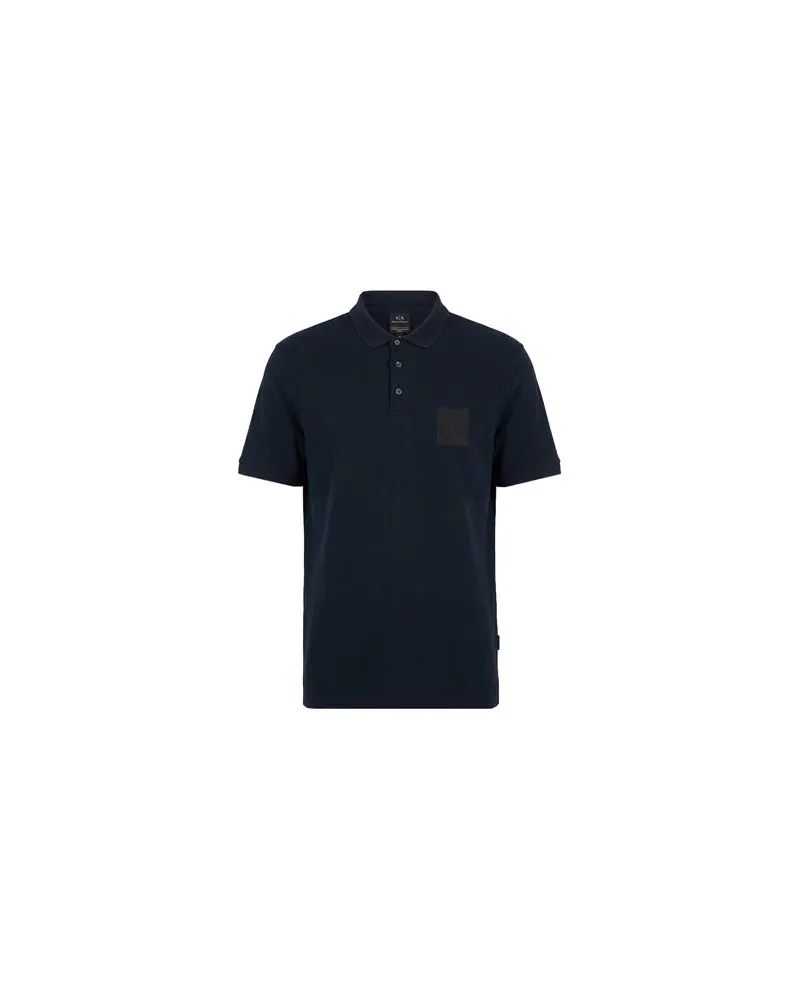 Armani Exchange TOPS - Poloshirtsauf YOOX.COM Nachtblau
