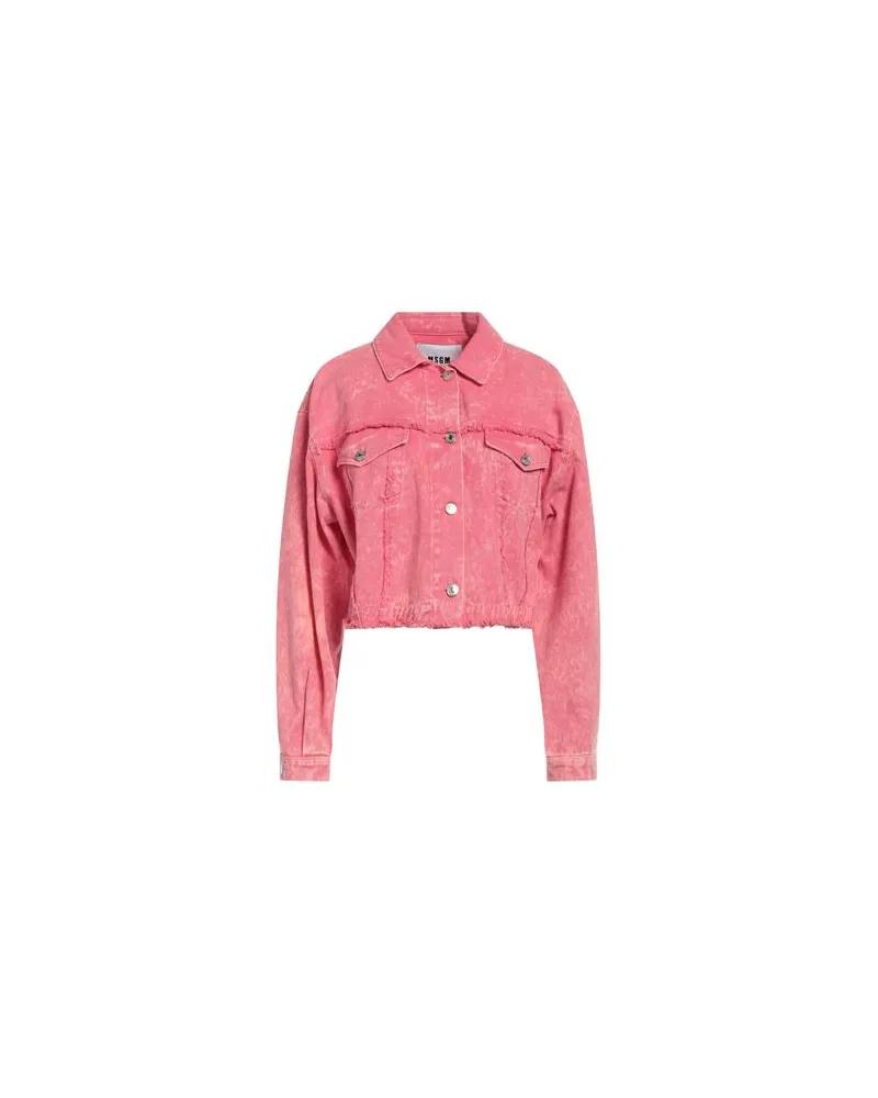 MSGM JACKEN & MÄNTEL - Jeansjacken/Mäntelauf YOOX.COM Rosa