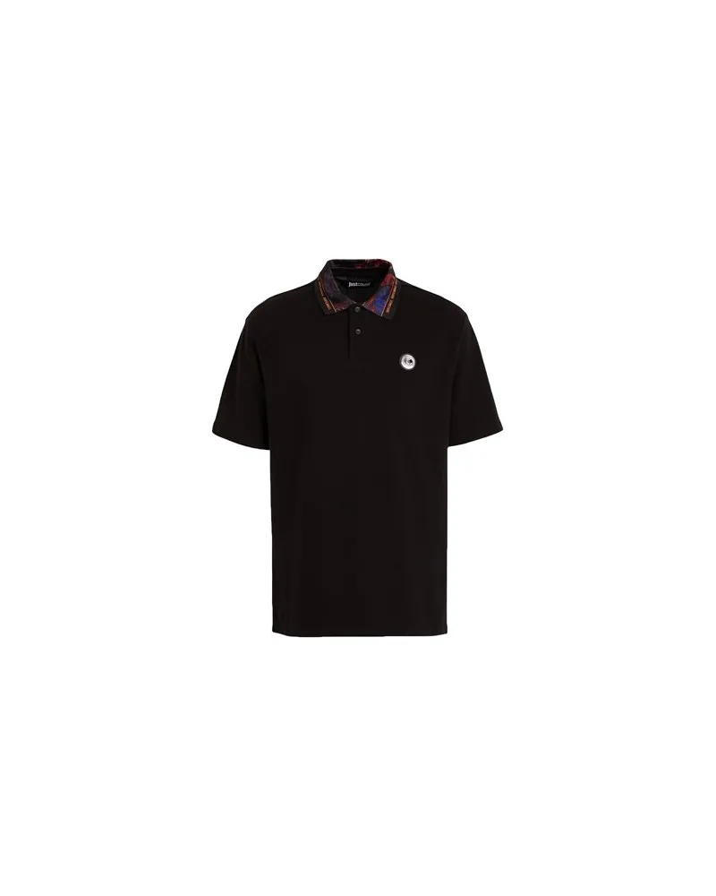 Just Cavalli TOPS - Poloshirtsauf YOOX.COM Schwarz