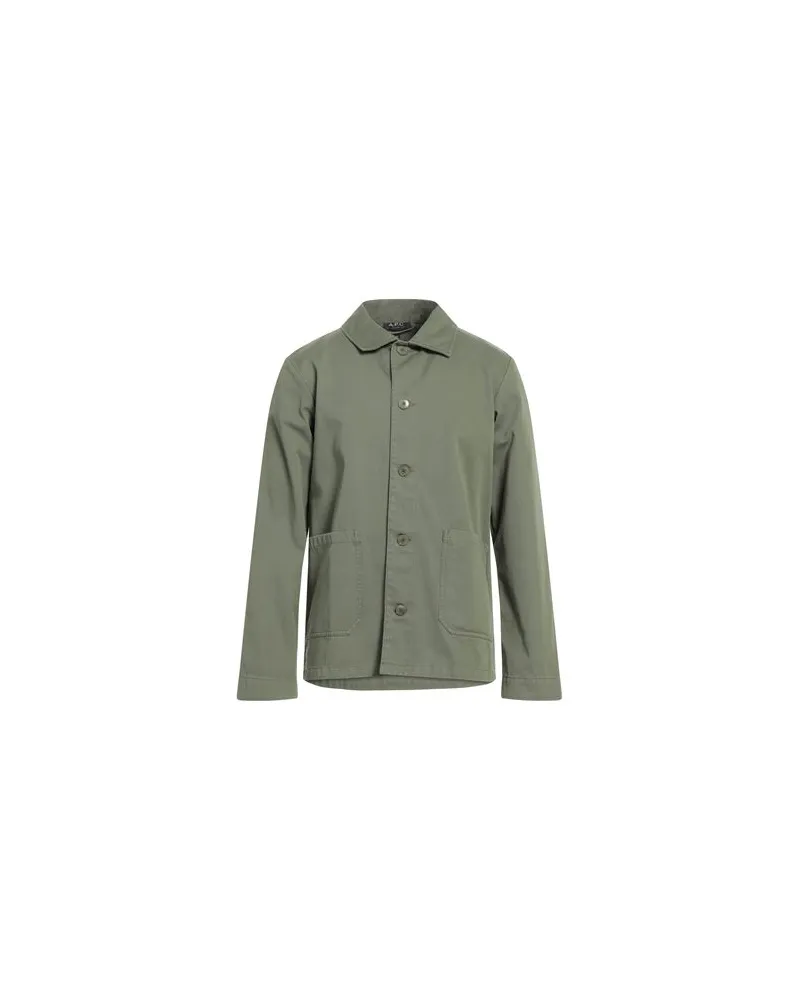 A.P.C. TOPS - Hemdenauf YOOX.COM Militärgrün