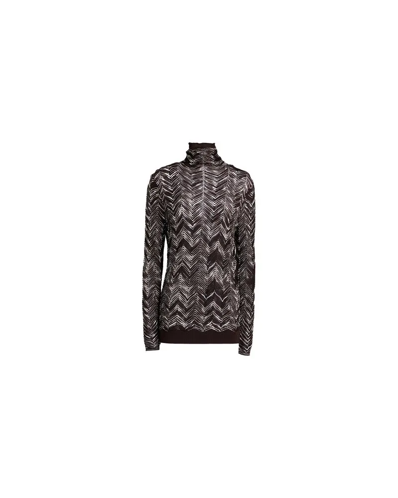 Missoni STRICKWAREN - Rollkragenpulloverauf YOOX.COM Dunkelbraun