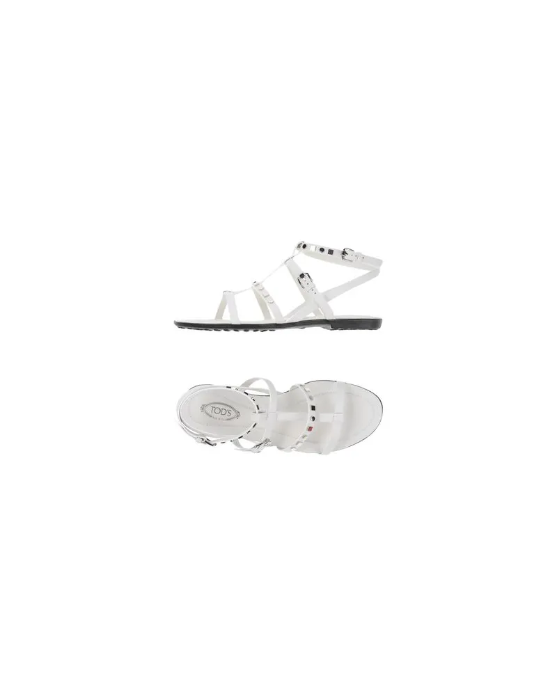 TOD'S SCHUHE - Sandalenauf YOOX.COM Weiß