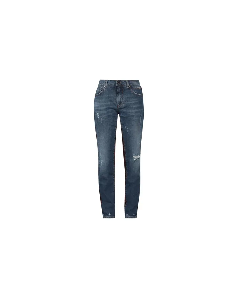 Dolce & Gabbana HOSEN & RÖCKE - Jeanshosenauf YOOX.COM Blau