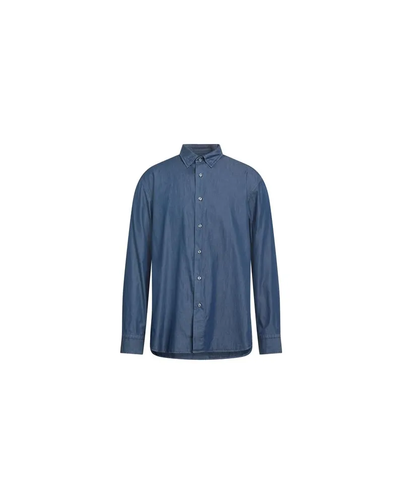 Brioni TOPS - Jeanshemdenauf YOOX.COM Blau