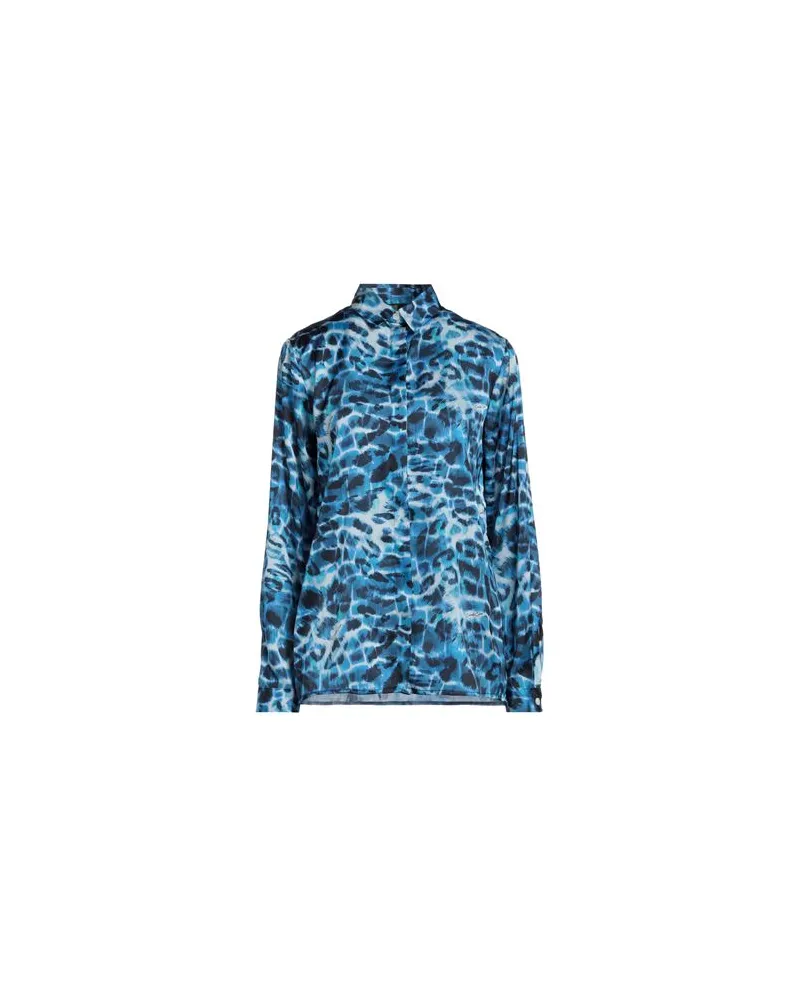 Roberto Cavalli TOPS - Hemdenauf YOOX.COM Azurblau