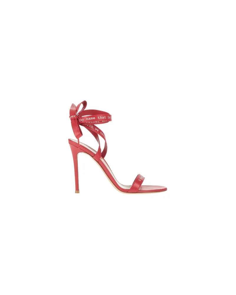 Gianvito Rossi SCHUHE - Sandalenauf YOOX.COM Rot