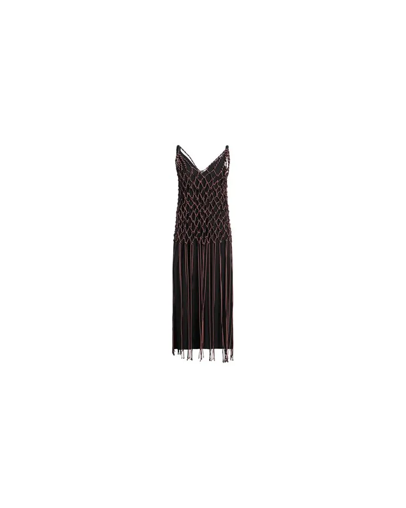 ALYSI KLEIDER - Maxi-Kleiderauf YOOX.COM Schwarz
