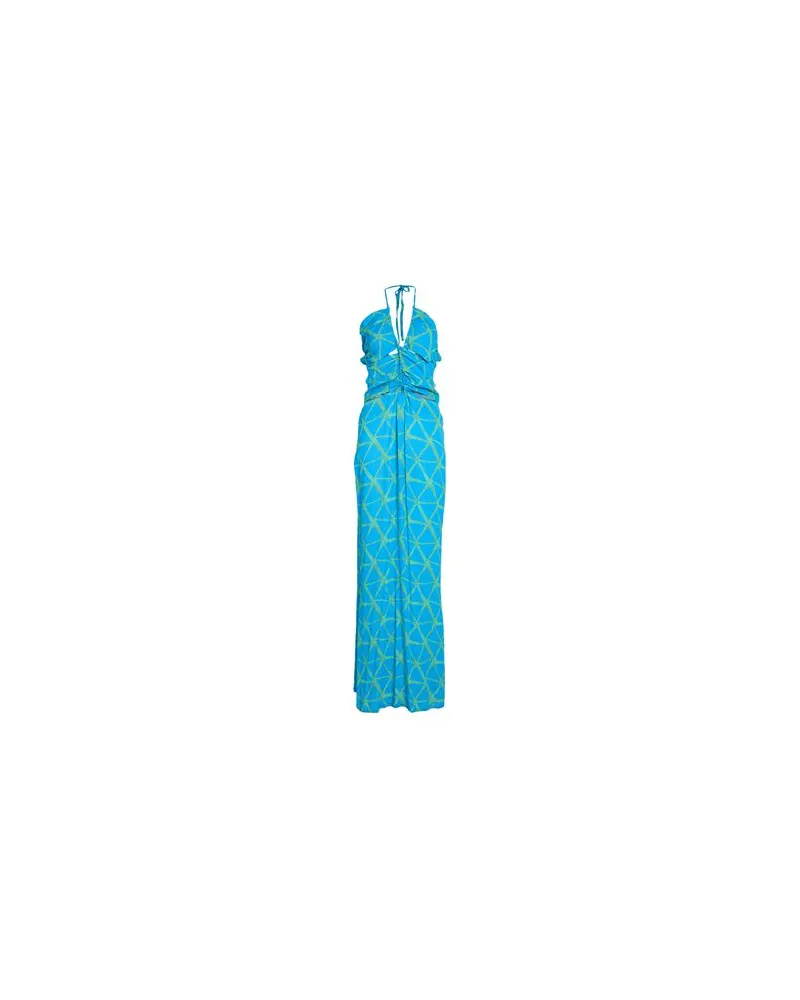 Jijil KLEIDER - Maxi-Kleiderauf YOOX.COM Azurblau