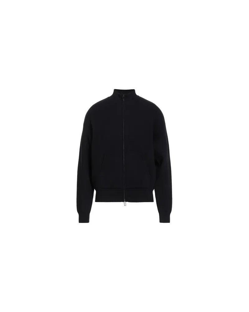 Emporio Armani STRICKWAREN - Strickjackenauf YOOX.COM Marineblau