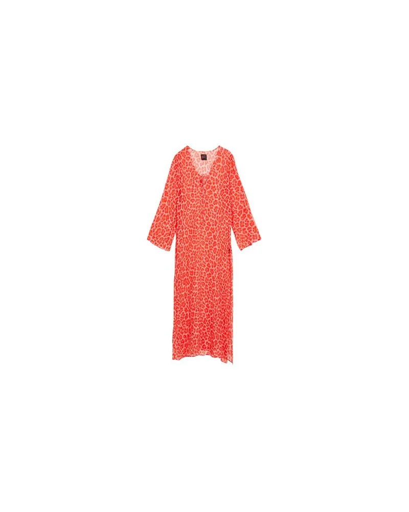 FISICO-Cristina Ferrari KLEIDER - Maxi-Kleiderauf YOOX.COM Orange