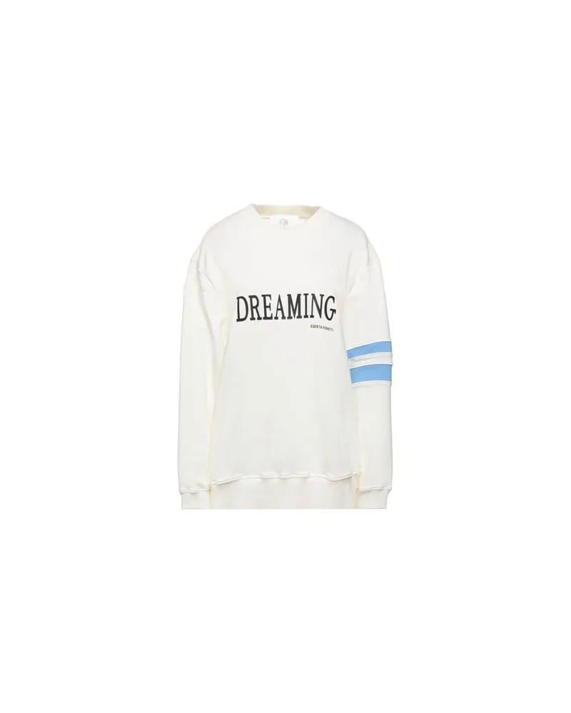 Alberta Ferretti TOPS - Sweatshirtsauf YOOX.COM Elfenbein