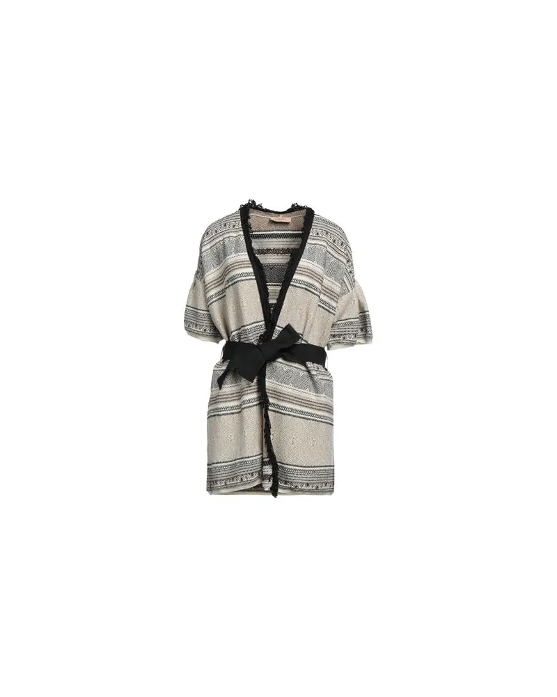 Twin-Set STRICKWAREN - Strickjackenauf YOOX.COM Beige