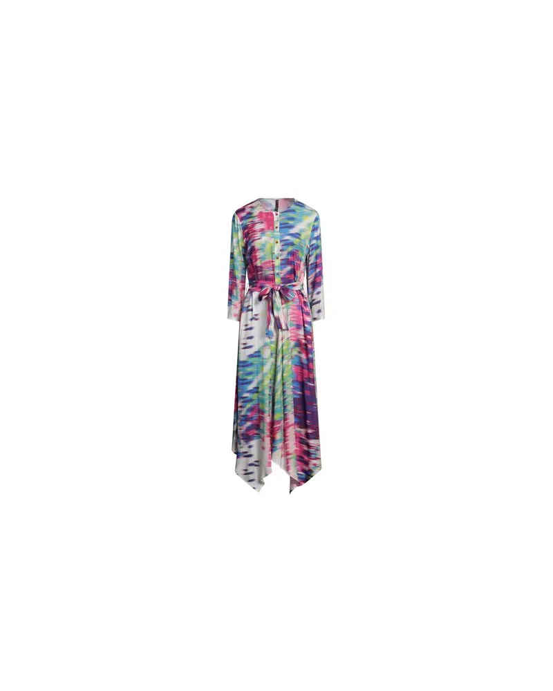 Manila Grace KLEIDER - Maxi-Kleiderauf YOOX.COM Fuchsia