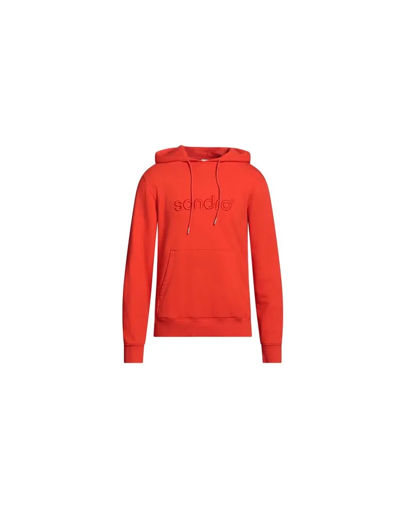 Sandro TOPS - Sweatshirtsauf YOOX.COM Tomatenrot