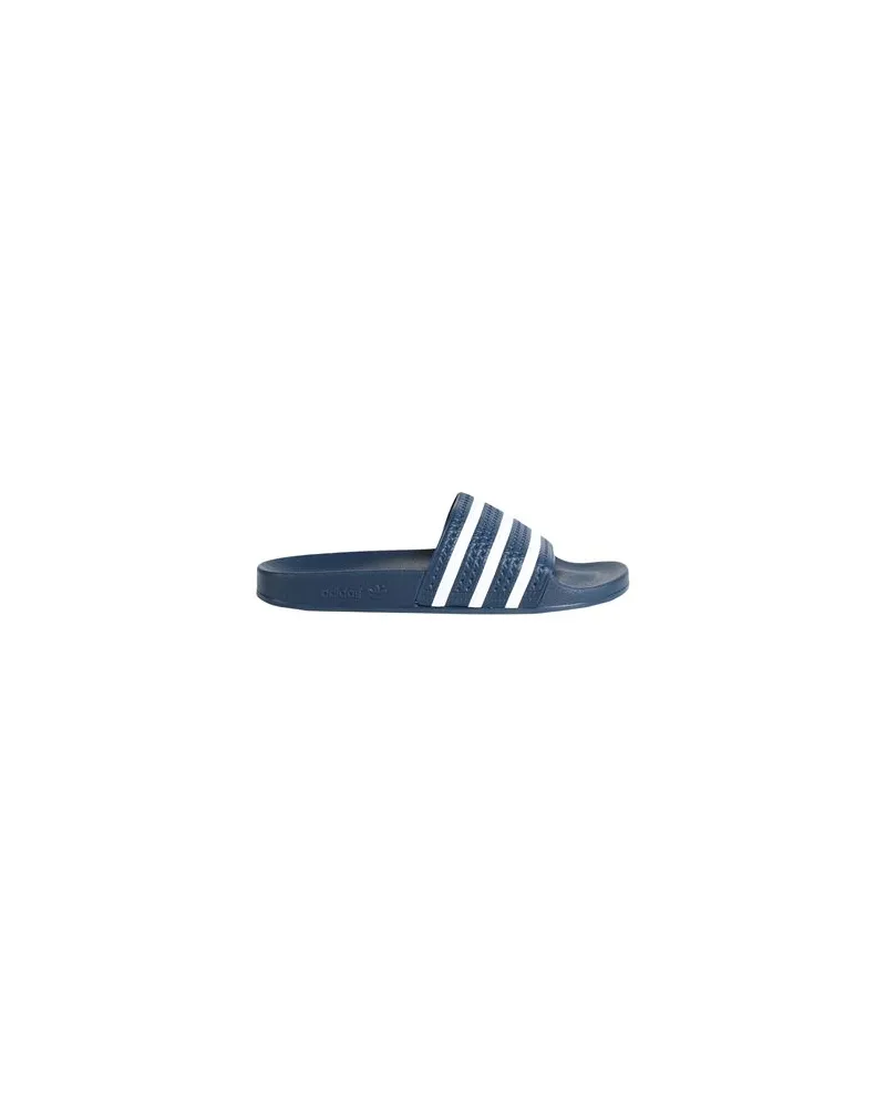adidas ADILETTE SHOES - ADILETTE SHOES - SCHUHE - Sandalenauf YOOX.COM Marineblau