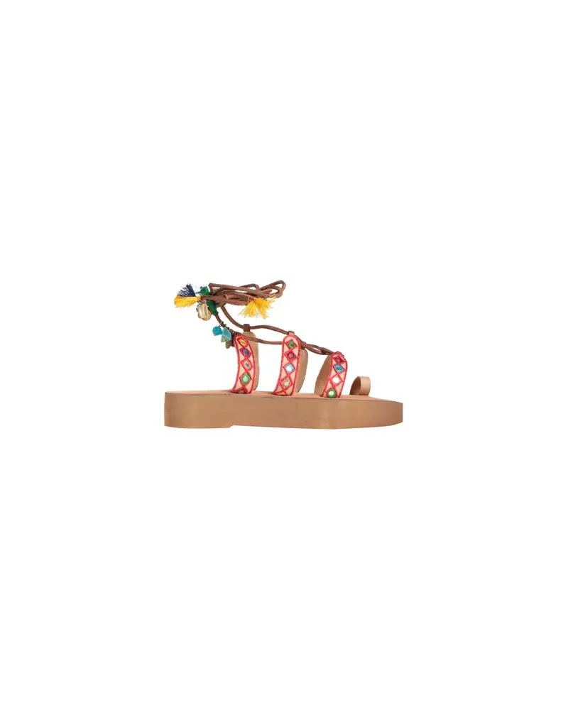 Coral Blue SCHUHE - Zehentrennerauf YOOX.COM Rot