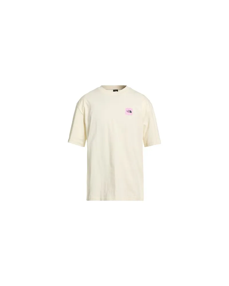 The North Face M CAMPING SS TEE OVERSIZED  - TOPS - T-shirtsauf YOOX.COM Elfenbein