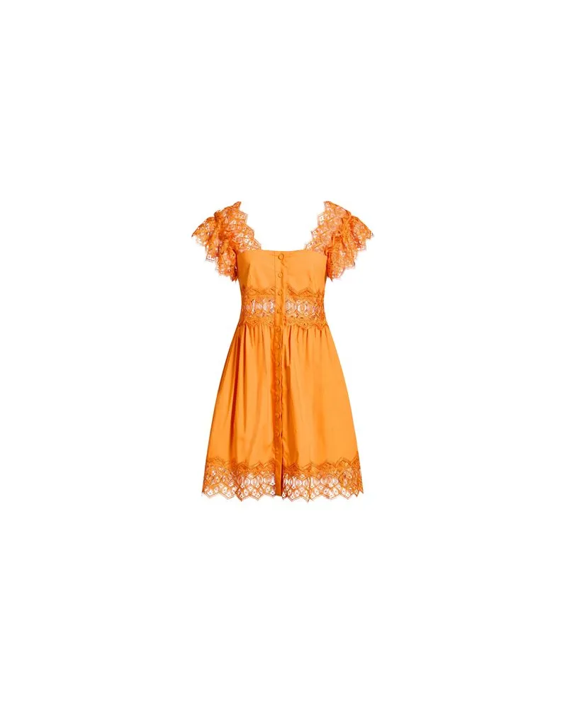 Alberta Ferretti KLEIDER - Mini-Kleiderauf YOOX.COM Orange
