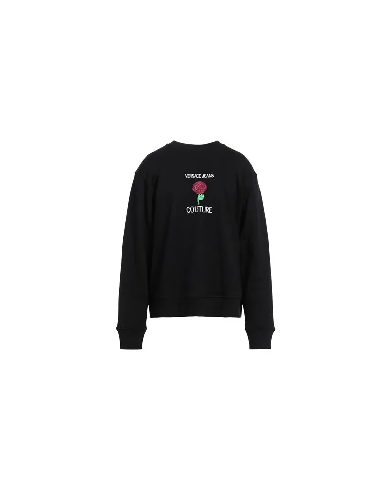 Versace Jeans TOPS - Sweatshirtsauf YOOX.COM Schwarz